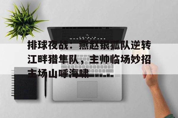 排球夜战：燕赵银狐队逆转江畔猎隼队，主帅临场妙招主场山呼海啸-爱游戏体育下载